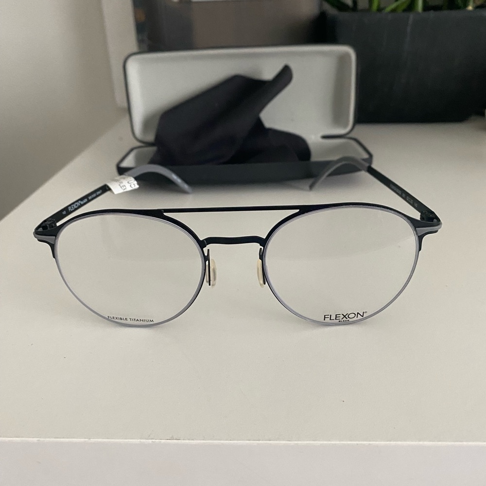 Brand new flex on glasses